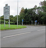 ST0780 : City and County of Cardiff boundary sign by Jaggery