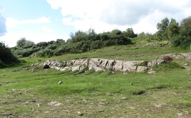 Silurian outcrops above the South Engine House