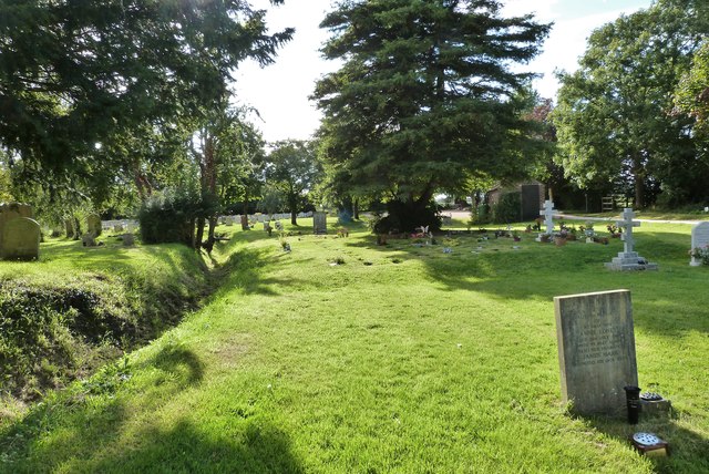 The churchyard of St. Peter's church, North Hayling