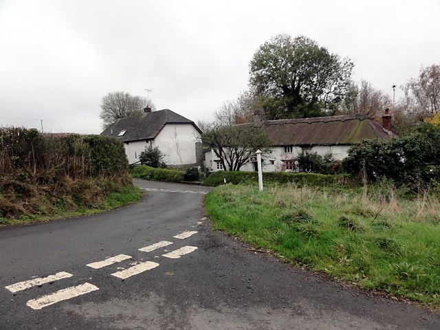 Houses near Higher Chichacott Farm