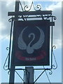 Sign for the Swan public house, Lawshall