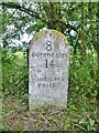 Old Milestone, Dorchester Road, Tolpuddle Ball, east of Tolpuddle