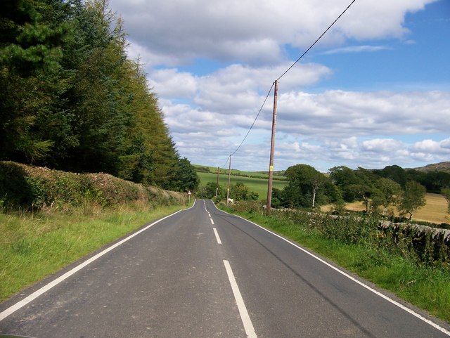 The A844 near Stewarthall