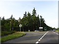 Road junction for Appleton, at the edge of Tubney Wood