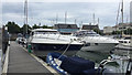 SY6779 : Boats large and small, Weymouth Marina by Robin Stott