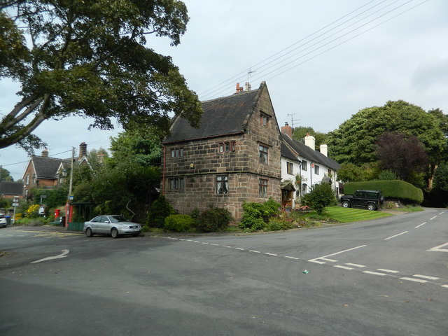 Junction of The Square and The Hollow, Caverswall