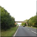 Road bridge over A34 near Chesterton