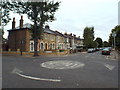 TQ4185 : Mini roundabout on Osborne Road, near Forest Gate by Malc McDonald