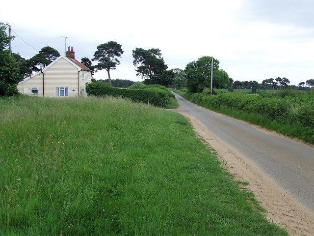 Minor Road And Heath Cottage