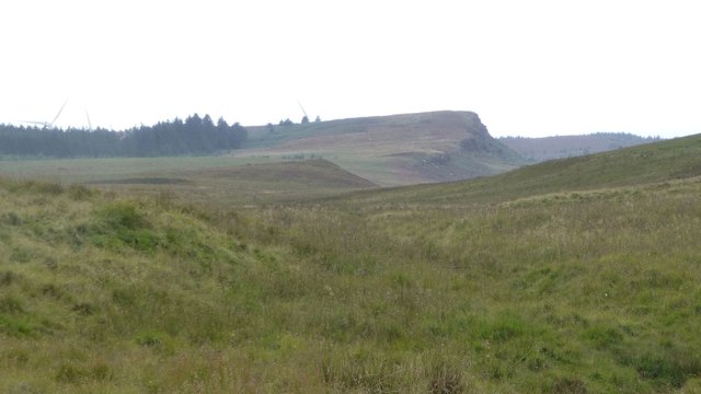View across the valley of Middlerigg Burn 
