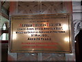 Boer War Memorial inside St John