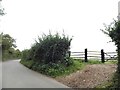 Field entrance on Aston End Road