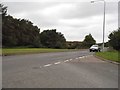 Gresley Way at the junction of Lanterns Lane