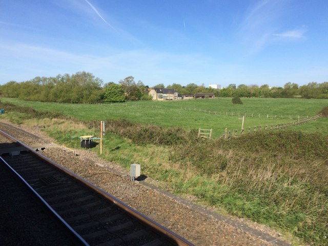 View from a Reading-Swindon train - South Marston Farm