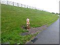 SK4326 : Old milepost near Castle Donington by Graham Hogg