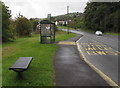 Beaufort Road bus stop and shelter, Ebbw Vale