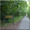 Great Central Way cycleway and footpath