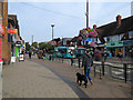 SK5837 : West Bridgford: flowery Central Avenue by John Sutton