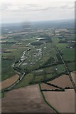TL6885 : Lakenheath Fen and Little Ouse: aerial 2017 by Chris
