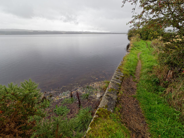 Path beside the upper reaches of the Cromarty Firth