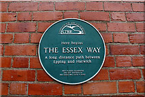 TL4601 : Here Begins The Essex Way Plaque by Chris Heaton