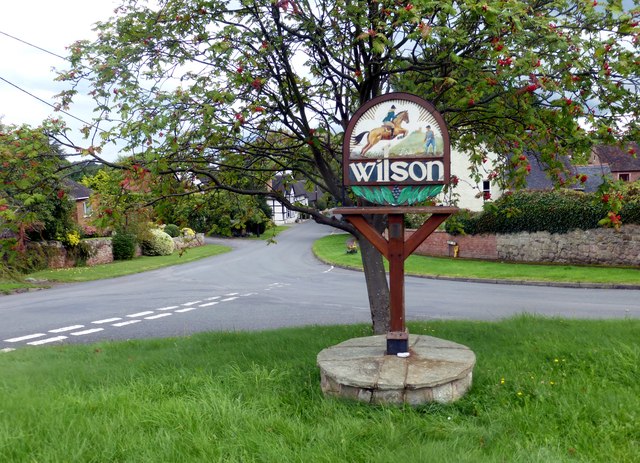 Wilson village sign