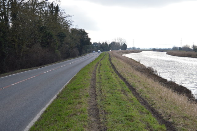 Road, path and river