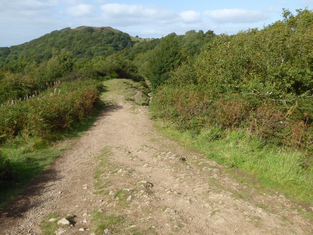 View to Millennium Hill in the Malvern Hills