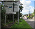 Directions on the approach to Talbot Green