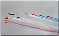 SK9680 : Red Arrows and ISTAR flypast by Julian P Guffogg