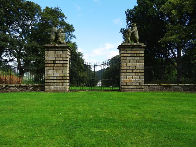 The Bear Gates at Traquair House