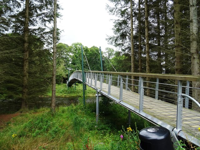 Footbridge over the River Tweed