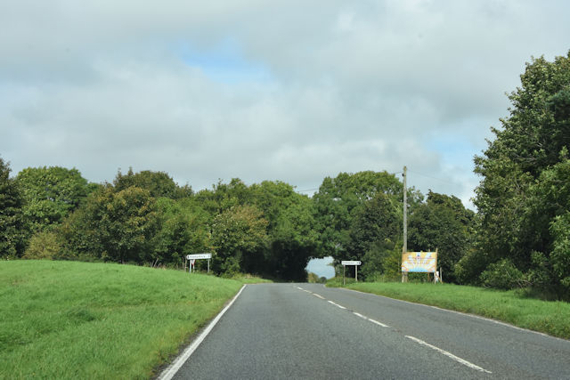 A46 approaching crossroads at Starveall