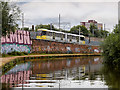 Bridgewater Canal and Tram near Cornbrook