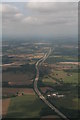 M20 and railway NW of Ashford: aerial 2017