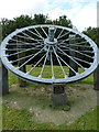 Highley Colliery winding wheel