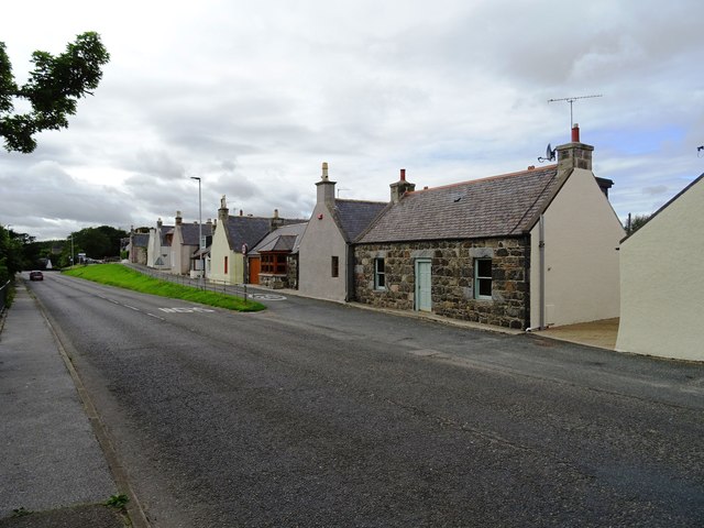 Cottages on outskirts of Portsoy