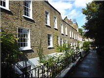 TQ2685 : Terrace in Flask Walk, Hampstead by Marathon