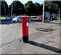 ST1675 : King George V pillarbox, Leckwith Road, Cardiff by Jaggery
