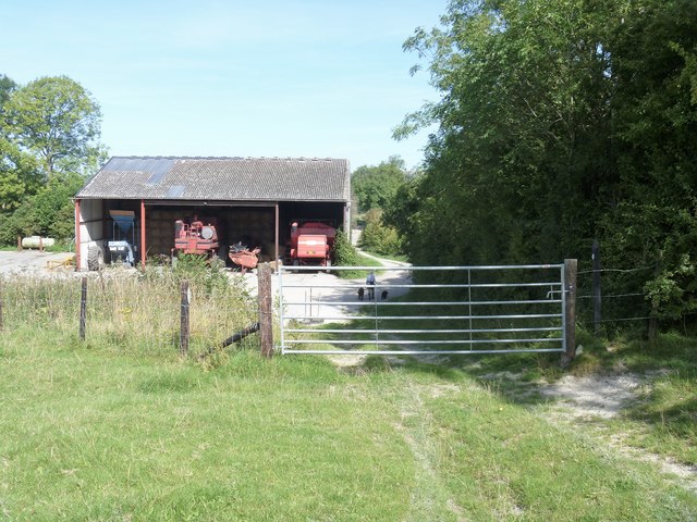 Outlying farm buildings and yard [3]