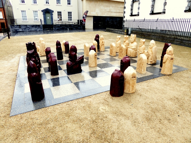 Giant chessboard