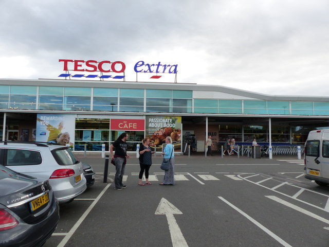 In Tesco car park © Rob Purvis :: Geograph Britain and Ireland