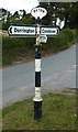 SJ4804 : Milepost north of Ryton by Richard Law