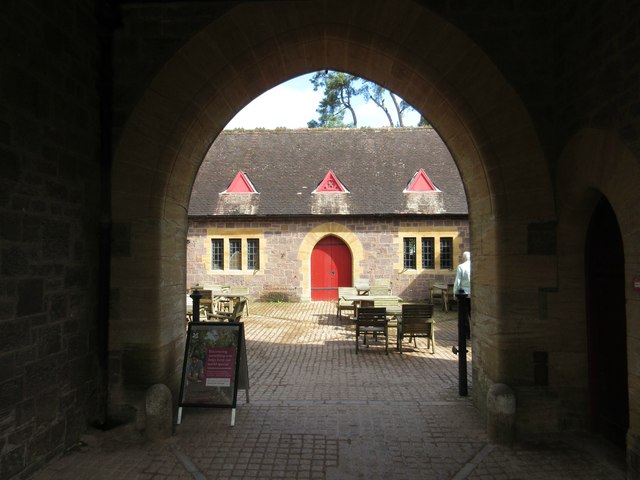 Stable block and yard - Knightshayes Court