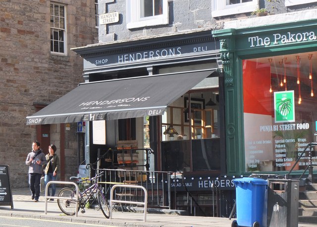 Hendersons shop and salad bar, Edinburgh