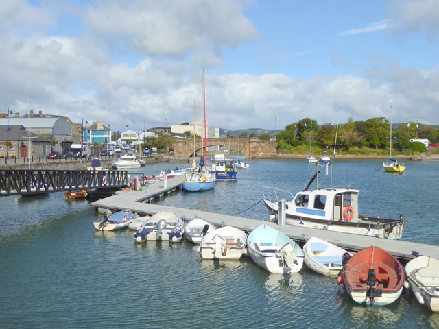 Small boats in Dungarvan Harbour