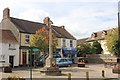 Stogursey village shop and cross