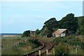 The railway line at Gartymore