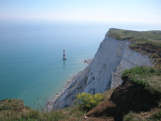 Weathering and erosion of clifftop soil at Beachy Head