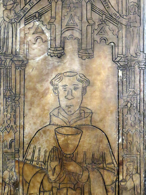 Derby Cathedral: 15th-century alabaster